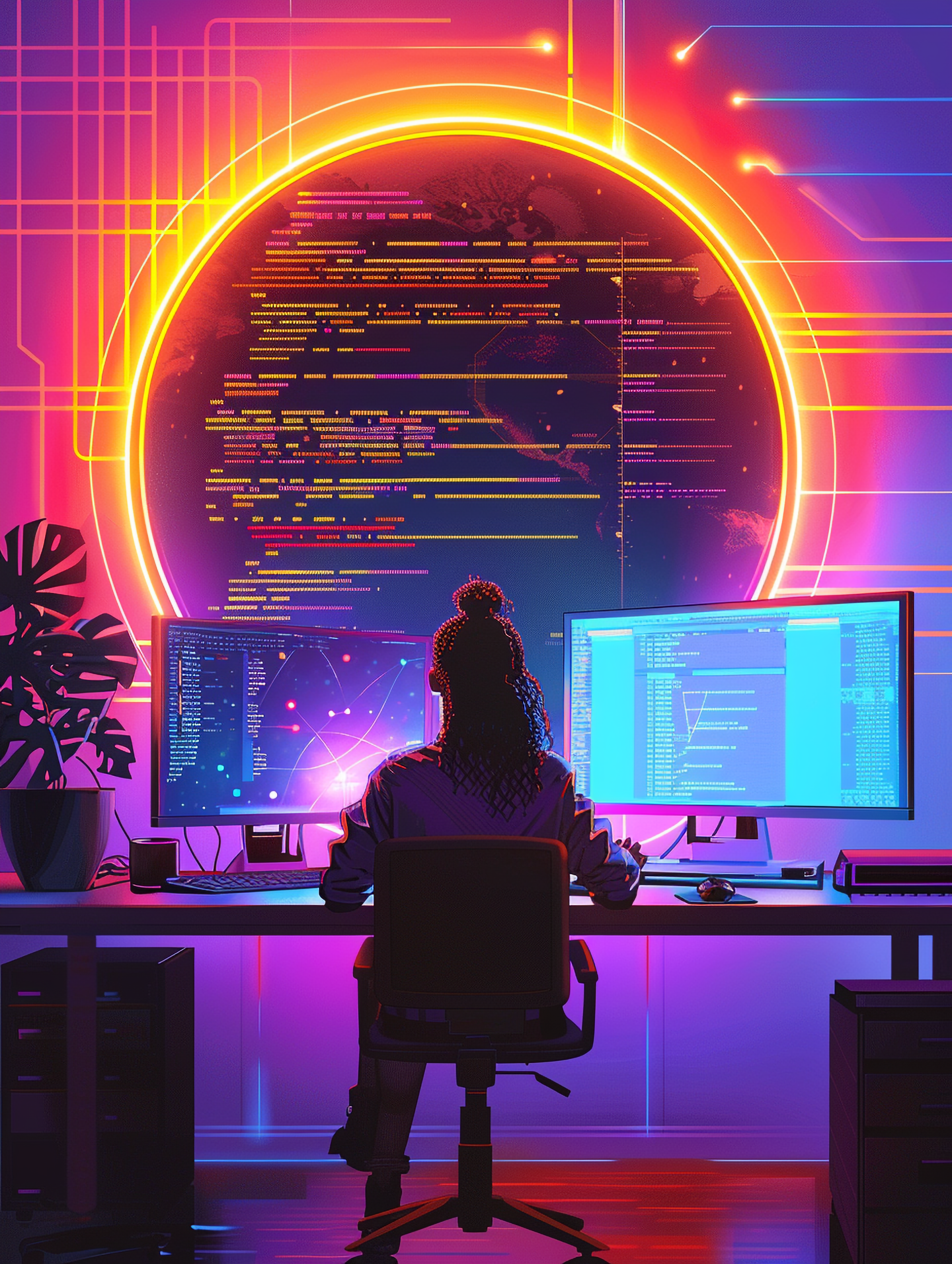 Jenil Sojitra Work On Desk